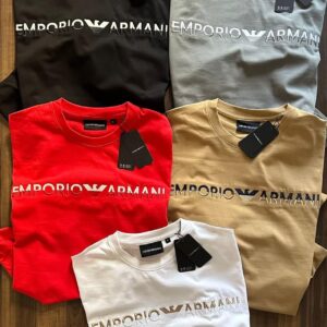 First Copy Armani Round Neck T-Shirt – Imported President Collection