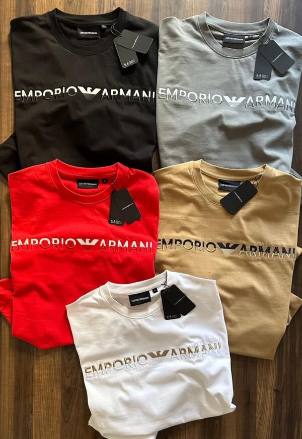 First Copy Armani Round Neck T-Shirt – Imported President Collection