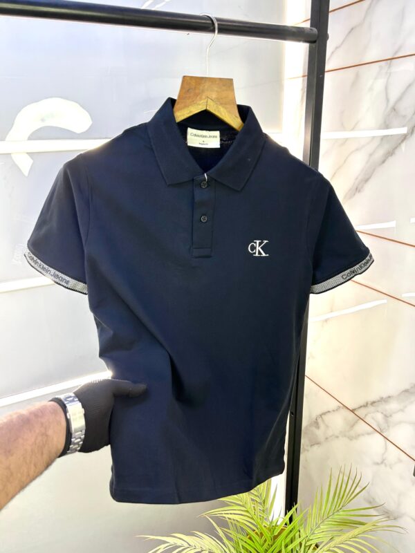 First Copy Calvin Klein Polo Neck Extra Premium T-Shirt - Image 7