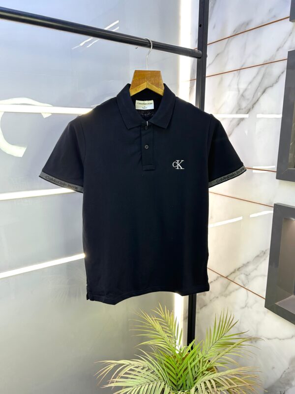 First Copy Calvin Klein Polo Neck Extra Premium T-Shirt - Image 8