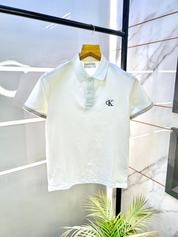 First Copy Calvin Klein Polo Neck Extra Premium T-Shirt - Image 2