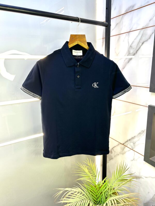 First Copy Calvin Klein Polo Neck Extra Premium T-Shirt - Image 5