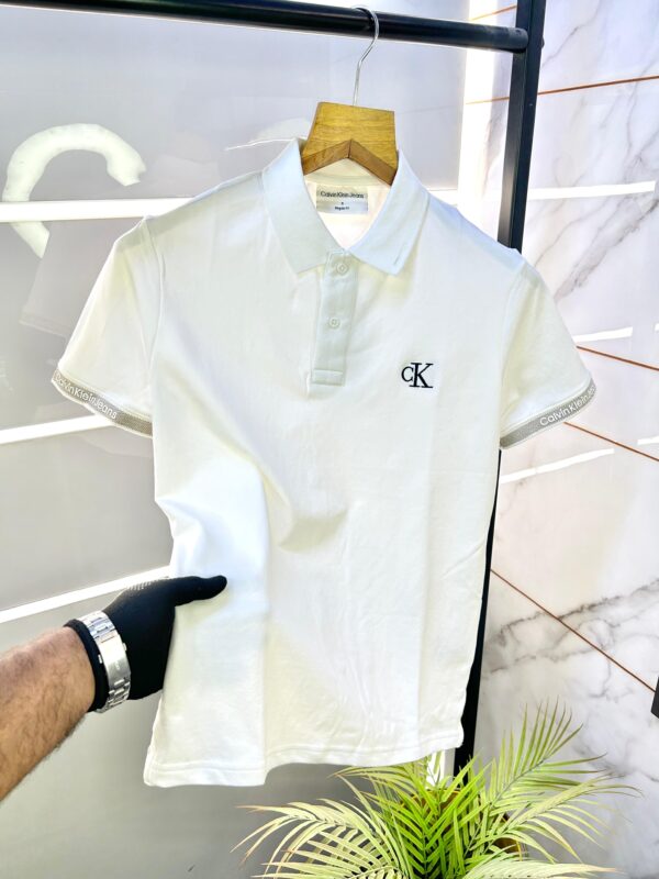 First Copy Calvin Klein Polo Neck Extra Premium T-Shirt - Image 4