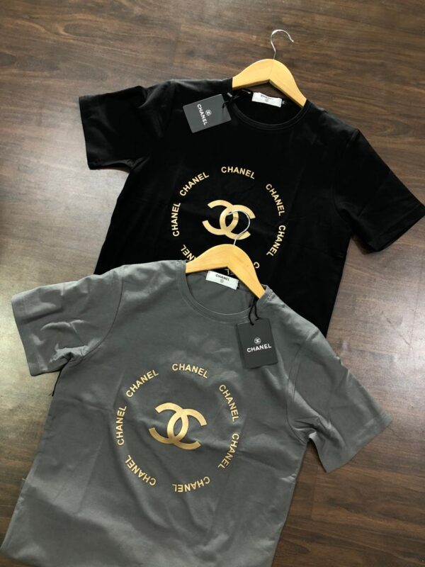 First Copy Chanel Imported Lycra T-Shirt – Premium Comfort & Luxury Style - Image 3