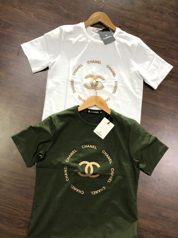 First Copy Chanel Imported Lycra T-Shirt – Premium Comfort & Luxury Style - Image 6
