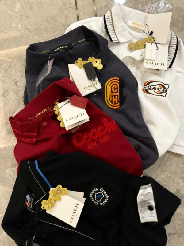 First Copy Coach Imported Quality Exclusive Polo Tees for Men - Image 7