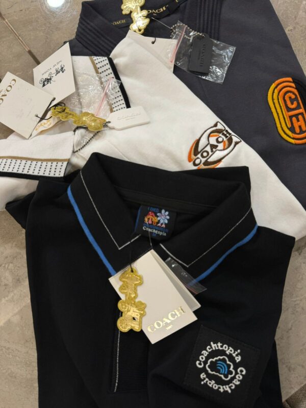 First Copy Coach Imported Quality Exclusive Polo Tees for Men - Image 6