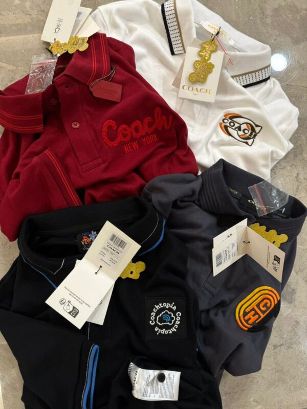 First Copy Coach Imported Quality Exclusive Polo Tees for Men - Image 5