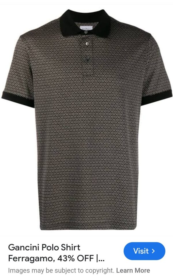 First Copy Ferragamo Premium Lycra Polo T-Shirts – Luxury Comfort & Style - Image 3