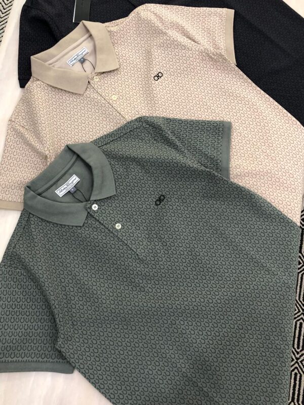 First Copy Ferragamo Premium Lycra Polo T-Shirts – Luxury Comfort & Style - Image 5