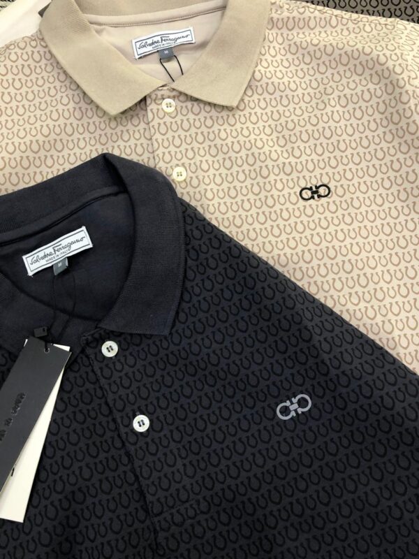 First Copy Ferragamo Premium Lycra Polo T-Shirts – Luxury Comfort & Style - Image 2