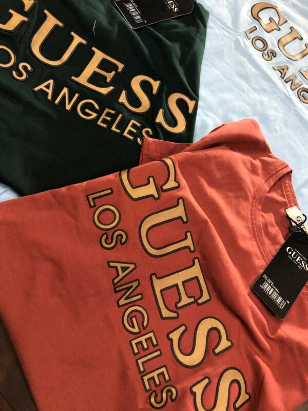 First Copy GUESS Imported Lycra T-Shirt – Premium Stretch Comfort - Image 6