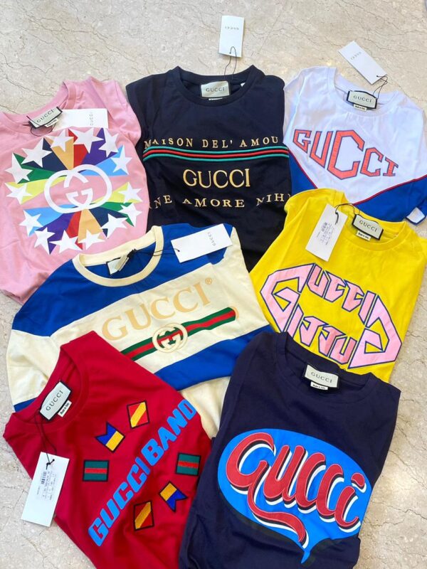 First Copy Gucci Exclusive Lycra High-End T-Shirt – Premium Comfort - Image 8