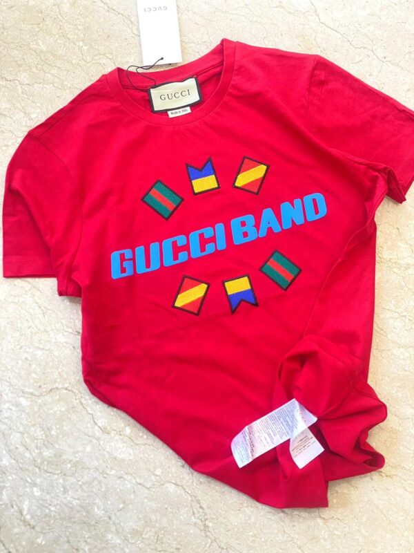 First Copy Gucci Exclusive Lycra High-End T-Shirt – Premium Comfort - Image 7