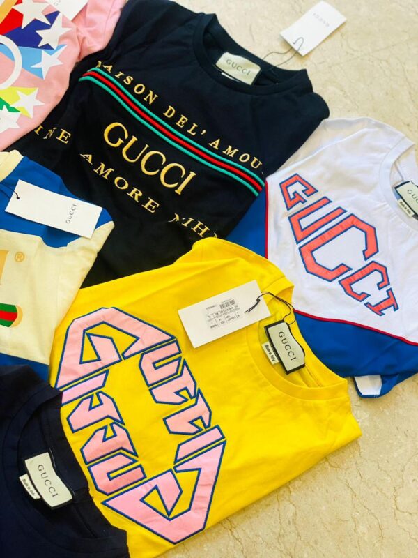 First Copy Gucci Exclusive Lycra High-End T-Shirt – Premium Comfort - Image 6