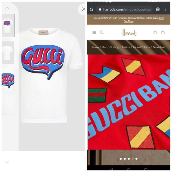 First Copy Gucci Exclusive Lycra High-End T-Shirt – Premium Comfort - Image 3