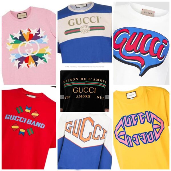 First Copy Gucci Exclusive Lycra High-End T-Shirt – Premium Comfort - Image 4