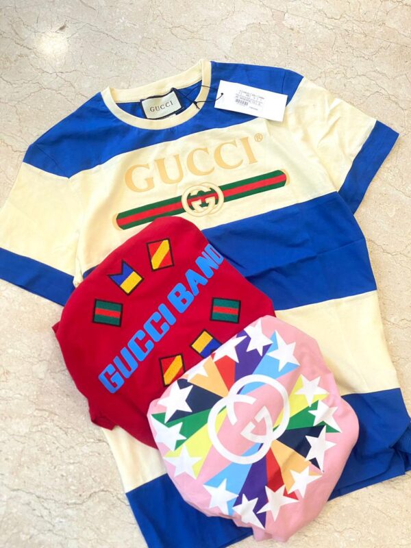 First Copy Gucci Exclusive Lycra High-End T-Shirt – Premium Comfort - Image 9