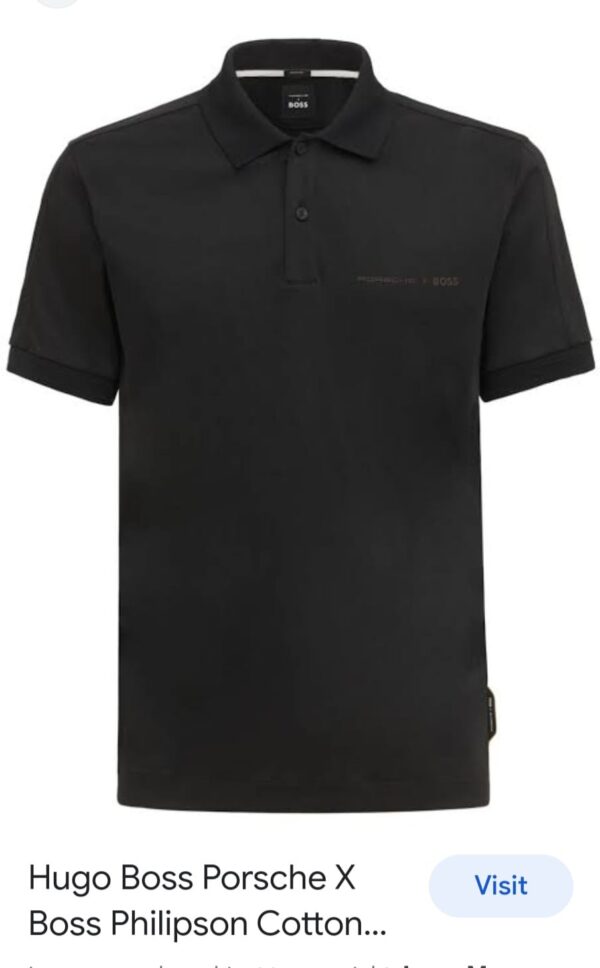 First Copy Hugo Boss Imported Cotton Lycra Polo - Image 2