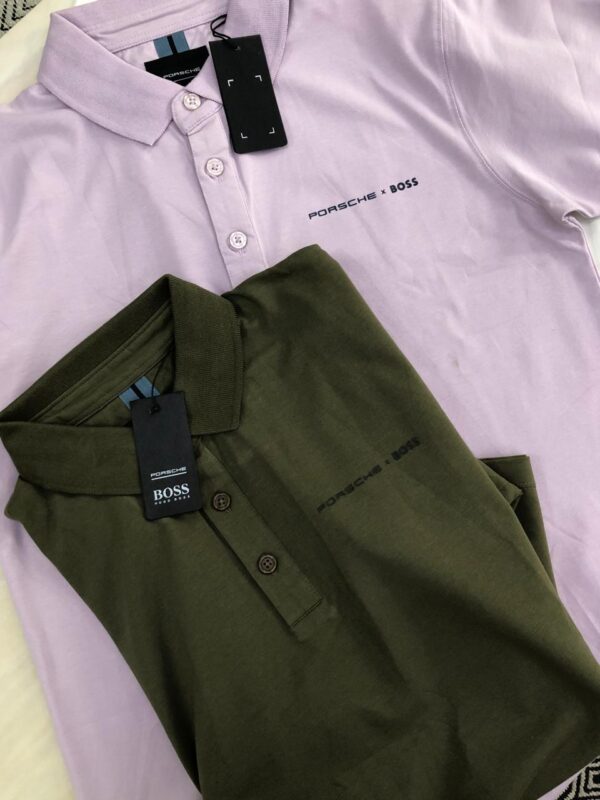 First Copy Hugo Boss Imported Cotton Lycra Polo - Image 11