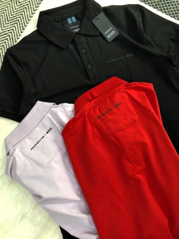 First Copy Hugo Boss Imported Cotton Lycra Polo - Image 7
