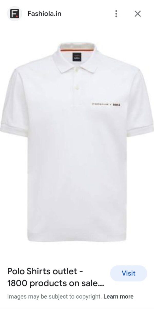 First Copy Hugo Boss Imported Cotton Lycra Polo - Image 5
