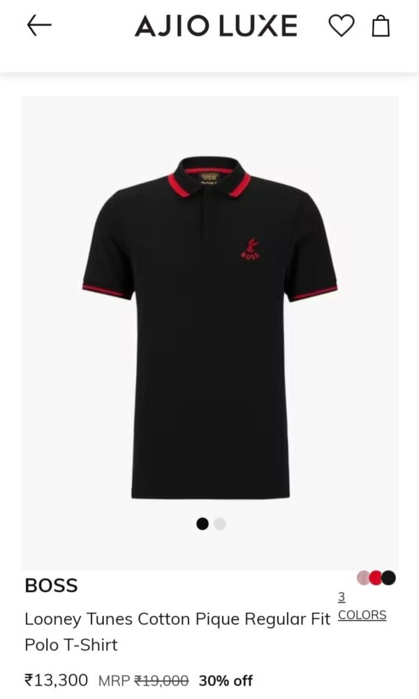 First Copy Hugo Boss Premium Cotton Lycra Polo | Luxury Comfort & Style - Image 4