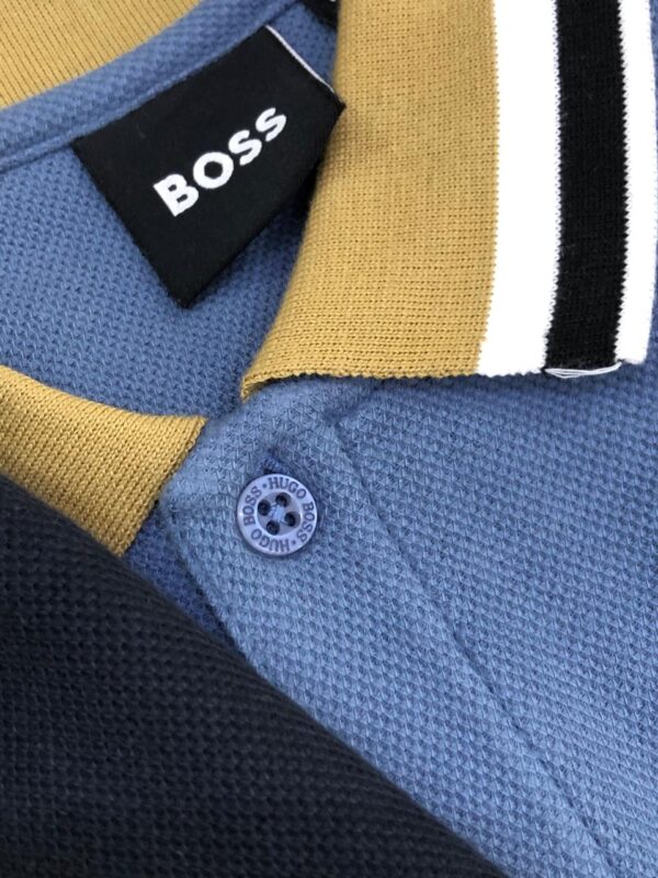 First Copy Hugo Boss Premium Cotton Lycra Polo | Luxury Comfort & Style - Image 3