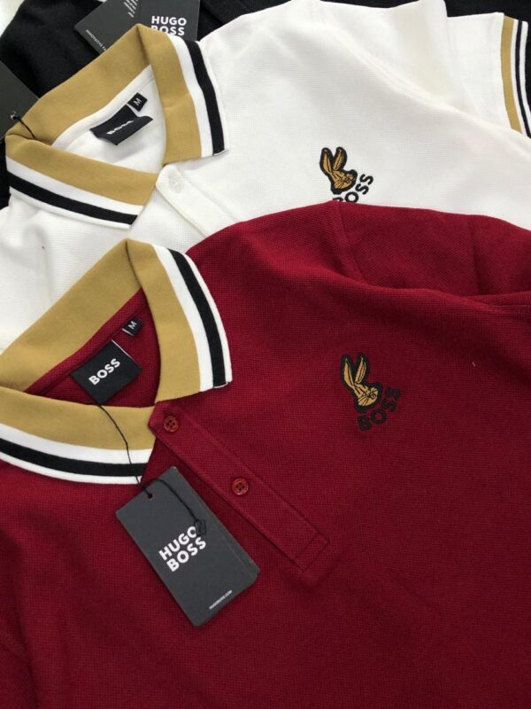 First Copy Hugo Boss Premium Cotton Lycra Polo | Luxury Comfort & Style - Image 12