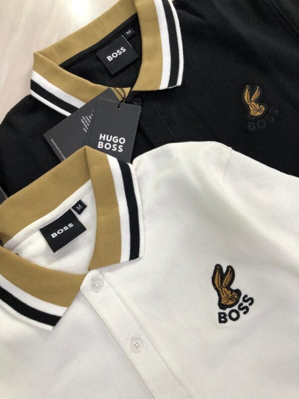 First Copy Hugo Boss Premium Cotton Lycra Polo | Luxury Comfort & Style - Image 9