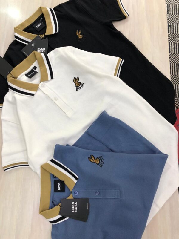 First Copy Hugo Boss Premium Cotton Lycra Polo | Luxury Comfort & Style - Image 8