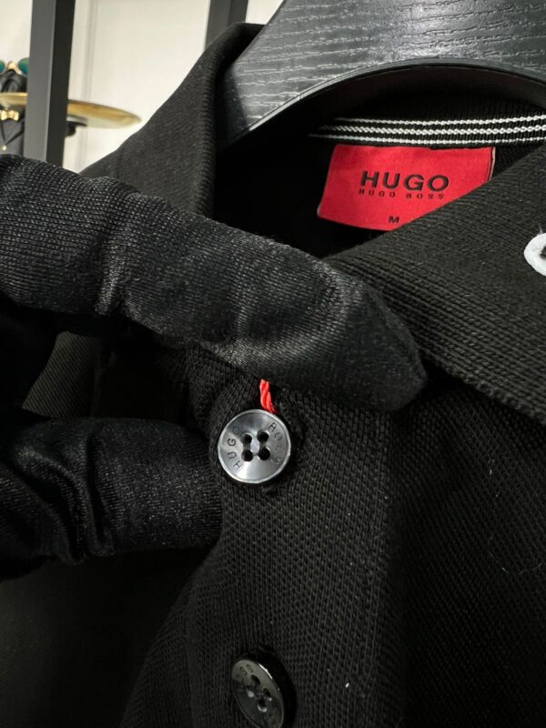 First Copy Hugo Boss Superior Cotton Lycra Collar T-Shirt - Image 13