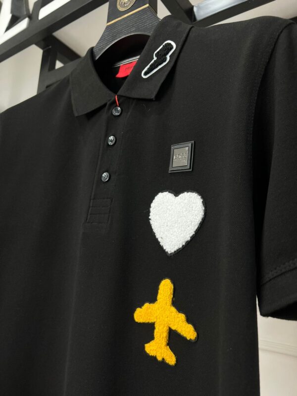 First Copy Hugo Boss Superior Cotton Lycra Collar T-Shirt - Image 10