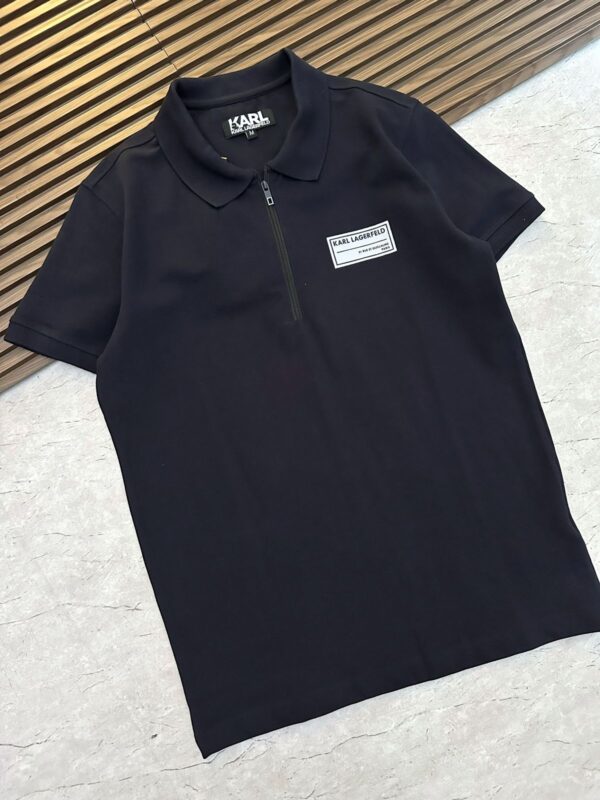 First Copy Karl Exclusive Zipper Polo – Premium Comfort - Image 11