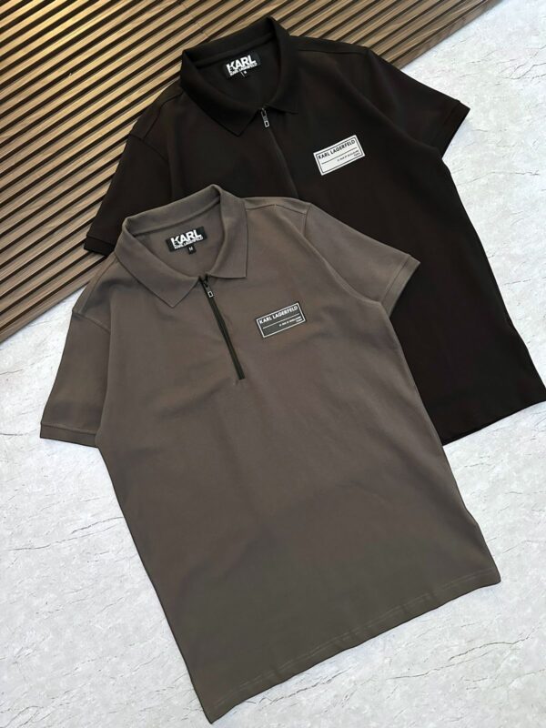 First Copy Karl Exclusive Zipper Polo – Premium Comfort - Image 12
