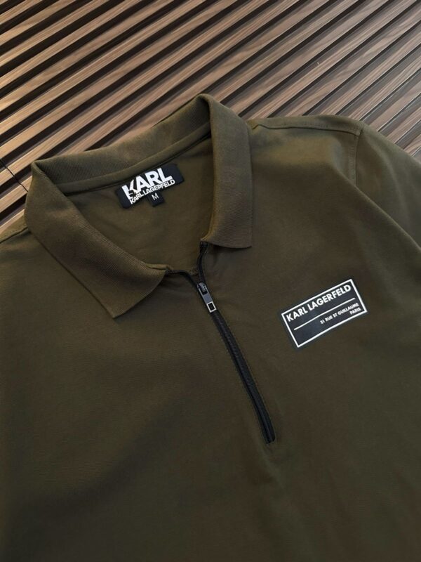 First Copy Karl Exclusive Zipper Polo – Premium Comfort - Image 13
