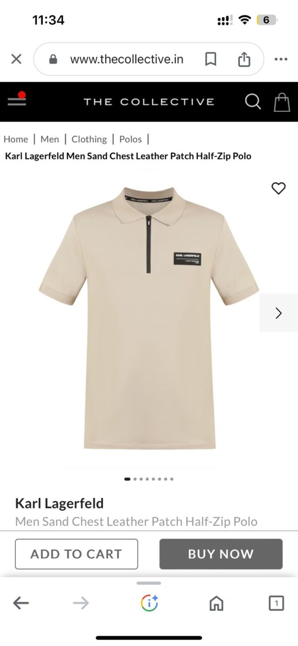 First Copy Karl Exclusive Zipper Polo – Premium Comfort - Image 20