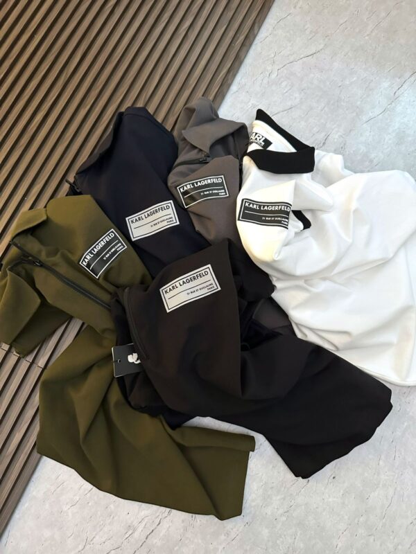 First Copy Karl Exclusive Zipper Polo – Premium Comfort - Image 2