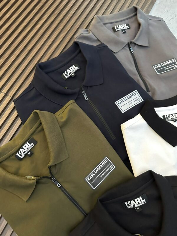 First Copy Karl Exclusive Zipper Polo – Premium Comfort - Image 10