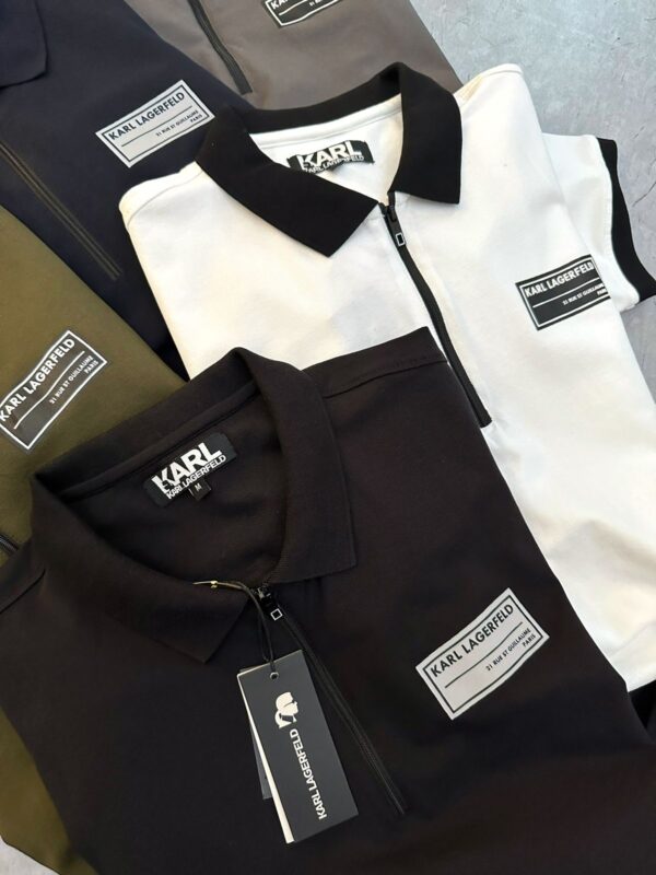First Copy Karl Exclusive Zipper Polo – Premium Comfort - Image 8