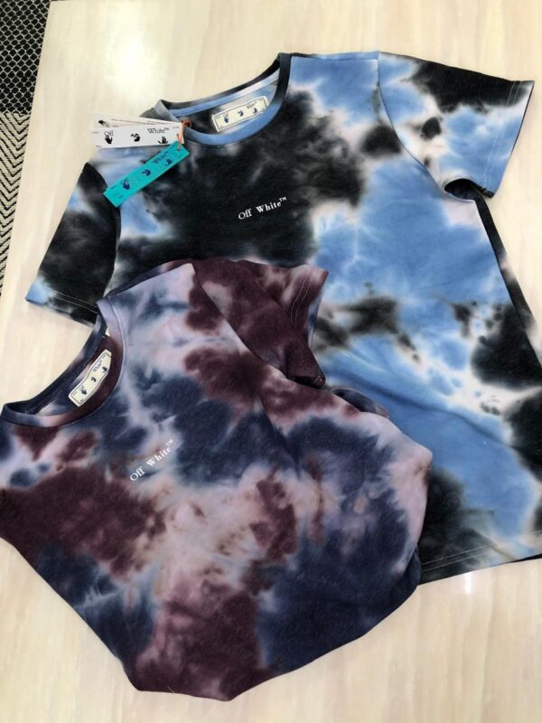 First Copy Off-White Premium Tie & Dye Oversized T-Shirt - Image 4