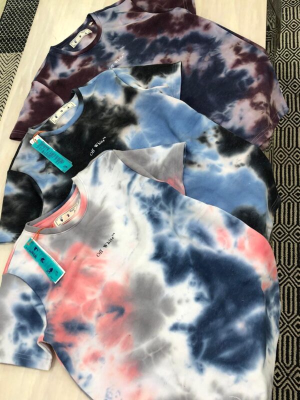 First Copy Off-White Premium Tie & Dye Oversized T-Shirt - Image 3