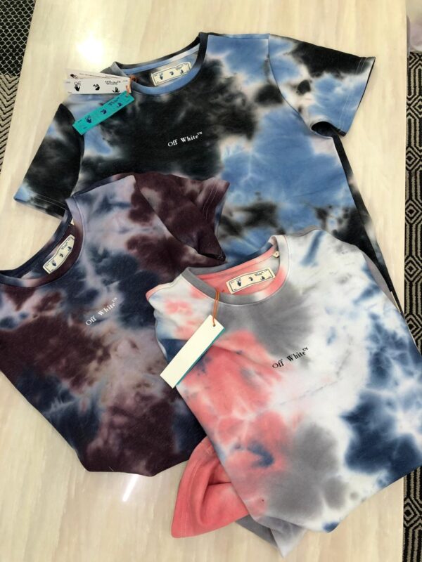 First Copy Off-White Premium Tie & Dye Oversized T-Shirt