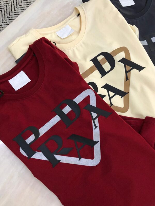 First Copy Prada Very Premium Crew Neck T-Shirt | Luxury Streetwear - Image 3