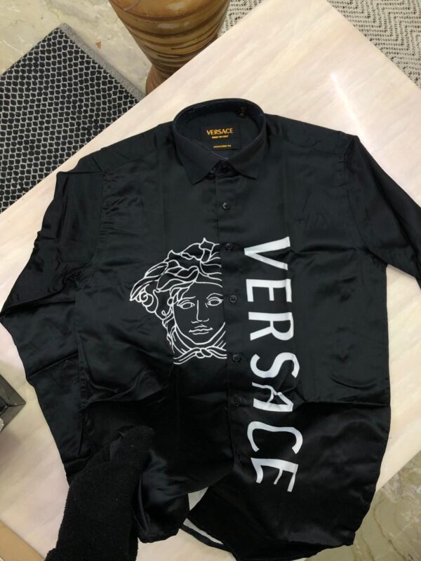 First Copy Versace Imported Cotton Shirts - Image 8