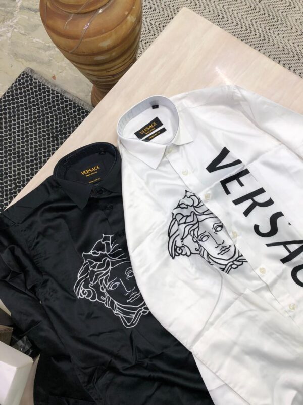 First Copy Versace Imported Cotton Shirts - Image 7