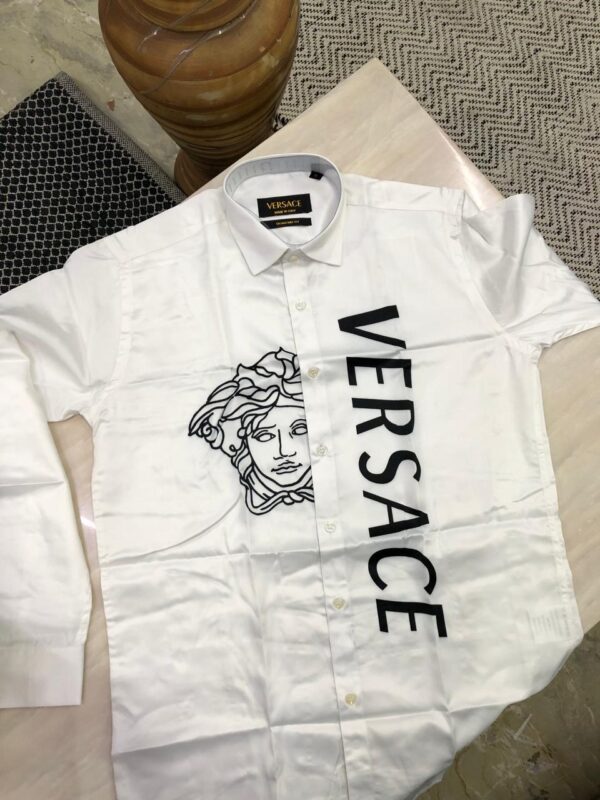 First Copy Versace Imported Cotton Shirts - Image 3