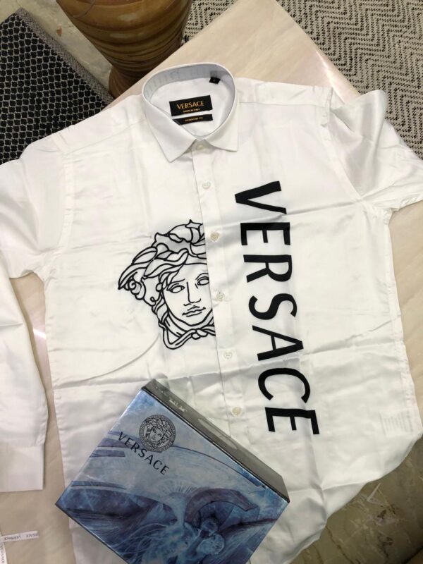 First Copy Versace Imported Cotton Shirts - Image 5