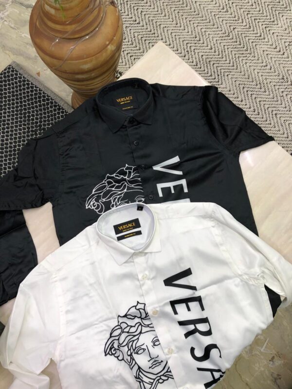 First Copy Versace Imported Cotton Shirts - Image 12