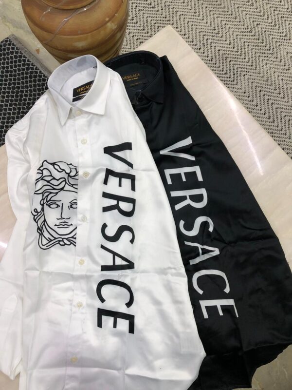First Copy Versace Imported Cotton Shirts - Image 10